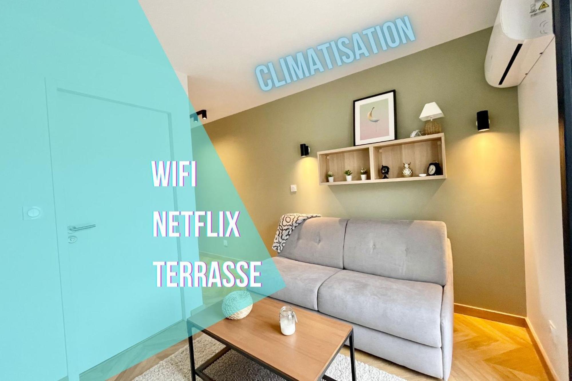 Le Flachet - Climatisation - Wifi Leilighet Villeurbanne Eksteriør bilde
